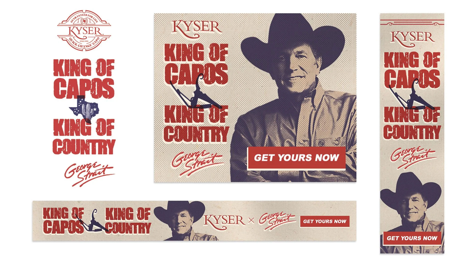 Kyser George Strait digital ad showcase