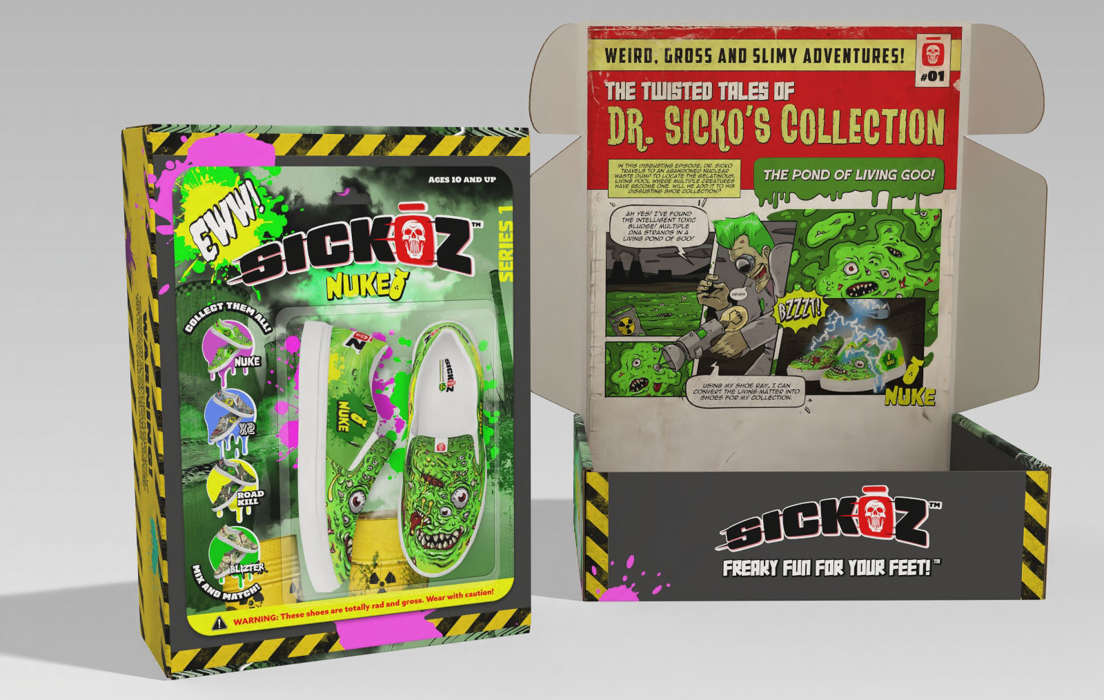 Sickoz packaging mockup